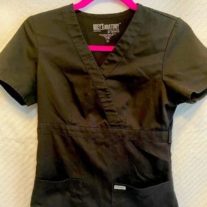 Greys anatomy scrub top XS